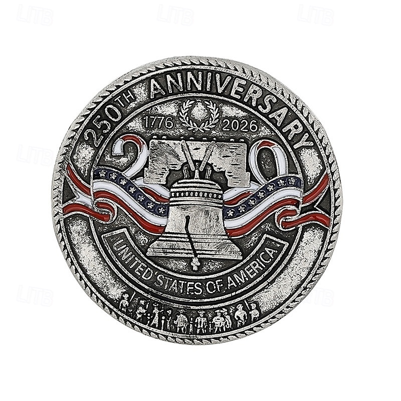 Ensemble de broches commémoratives du 250e anniversaire des États-Unis 4 pcs épingle de revers patriotique du 250e anniversaire de l'indépendance américaine souvenir de badge mémorial du 4 juillet du de 2026 ? $10.99 –P6