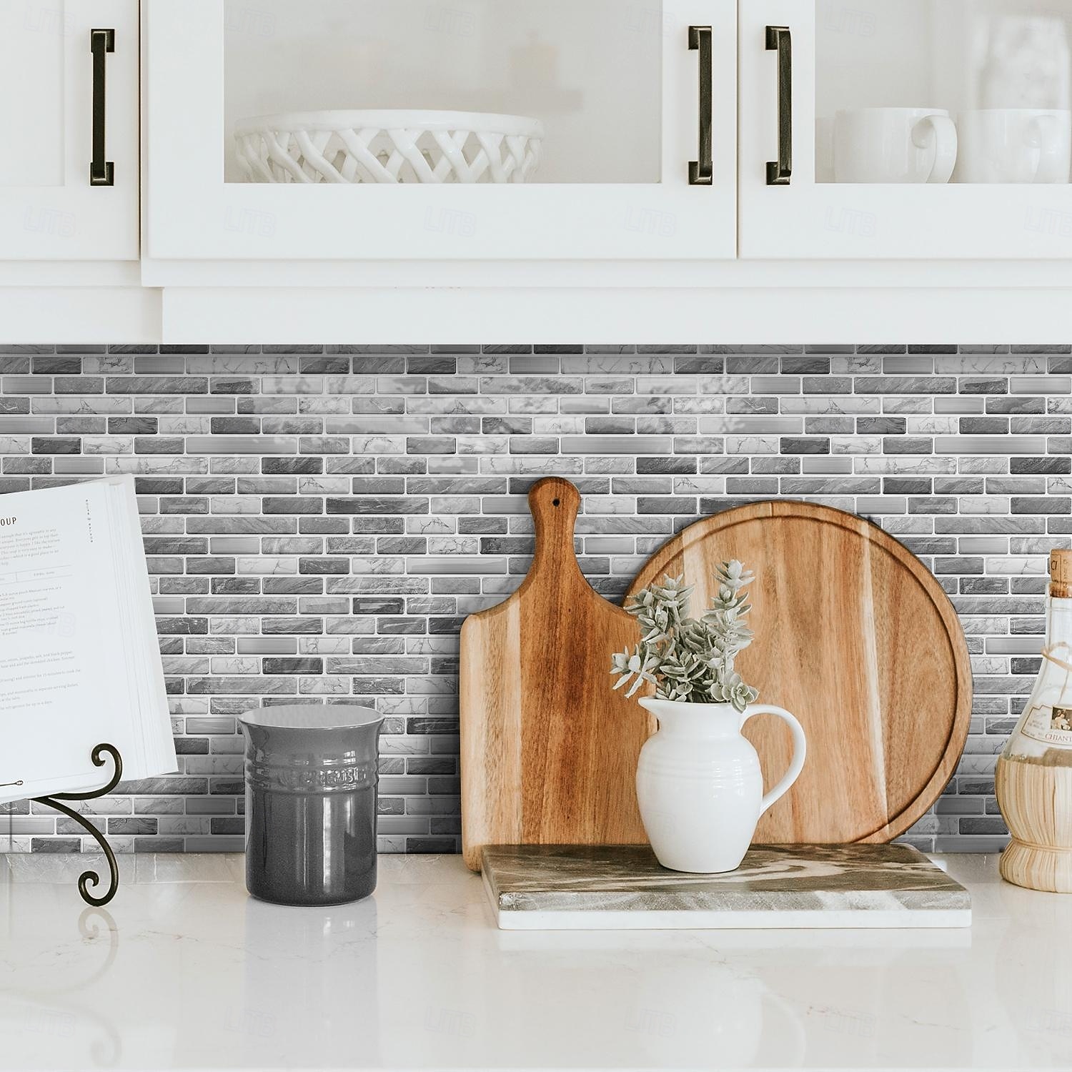 Azulejos autoadhesivos de mármol para salpicadero, 10 hojas, para cocina, lavadero, caravana, alquiler, 12 x 12 pulgadas 2026 - $56.99 –P11