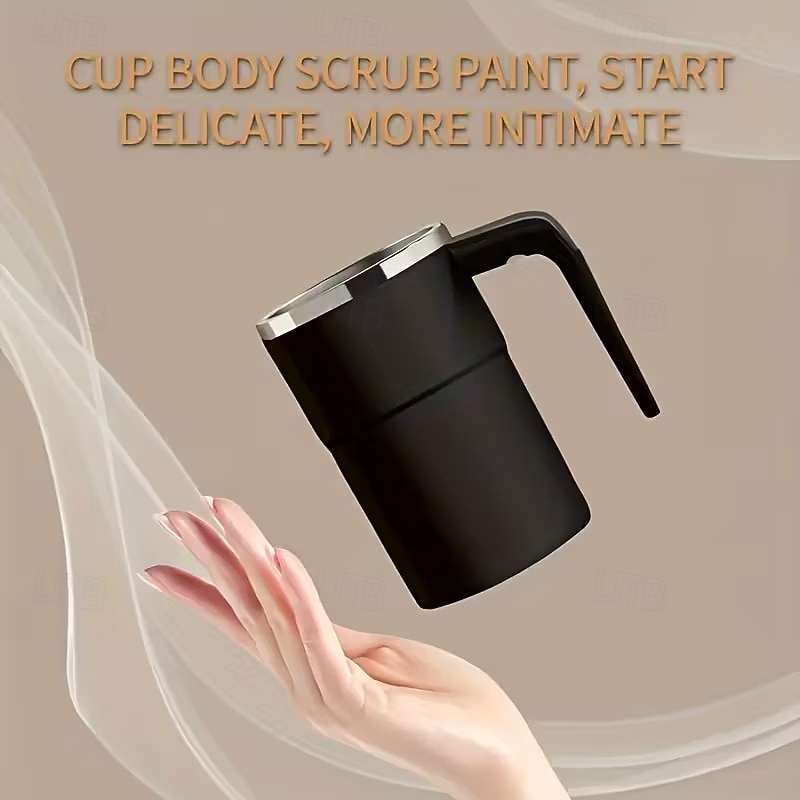 Elektrisk kaffekrus med LED-temperaturdisplay - betjening med ett trykk, 304 rustfritt stål, egnet for blanding av kaffe, melk, te og blandede drikker, ideell for kontor, hjem &utendørs reisebruk 2026 - $20.99 –P13