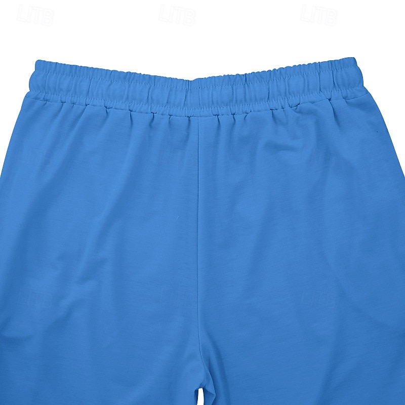 Men's Sweatpants Joggers Trousers Drawstring Pocket Elastic Waist Plain Comfort Breathable Outdoor Daily Holiday Vacation Fashion Blue Black Micro-elastic 2026 - $17.99 –P5