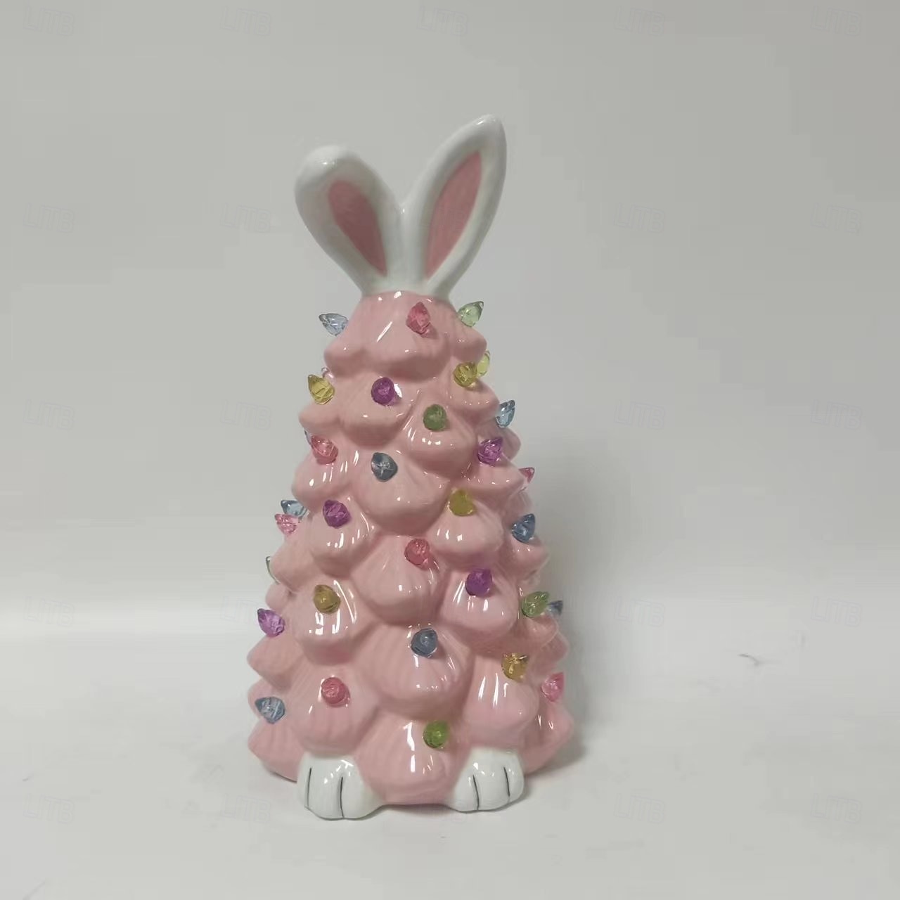 Easter Ceramic Rabbit Tree Lights AAA Battery Indoor/Outdoor Bedroom Bedhead Party Living Room Dining Room Desktop Decoration Light 24.5 * 14CM 2026 - $27.99 –P11