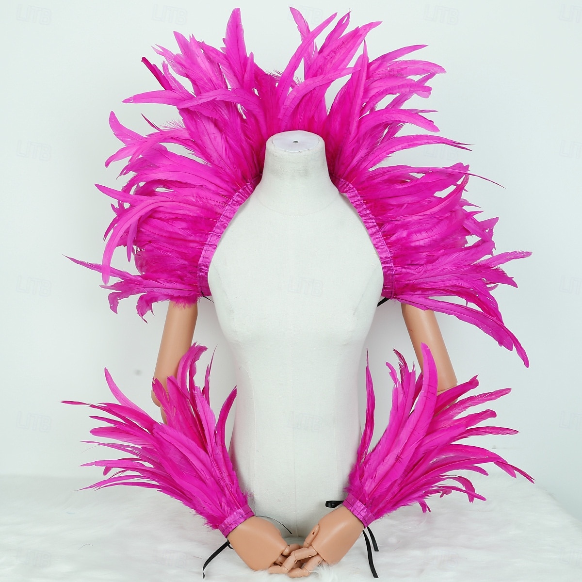 Καθαρενικά 2026 Ρίο Καρναβάλι Σάμπα Αξεσουάρ Καρναβάλι Κόκκινο Και Κίτρινο Φτερό Στολή Σετ Μανίκι Ωμού  Καλύμματα Βραχίονα Για Μάρντι Γκρας Χορό Πάρτι Βραζιλία Φεστιβάλ Ενδυμασίας 2026 - $44.99 –P6