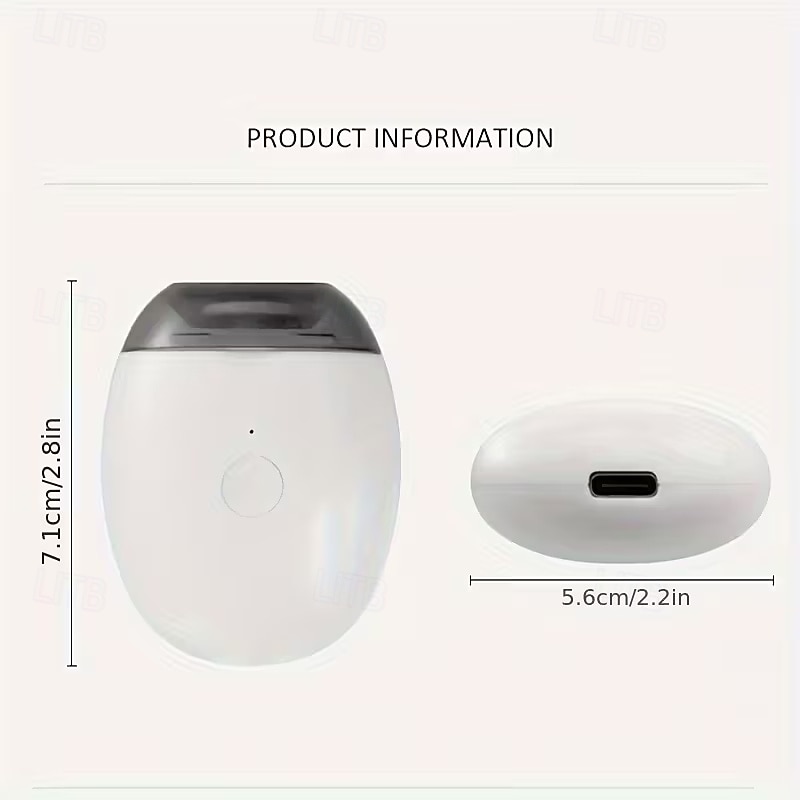 Tagliaunghie elettrico portatile da 3 pezzi, tagliaunghie automatico universale per adulti e bambini, tagliaunghie automatico USB con motore a 3 velocità, motore brushless/a spazzole del 2026 a $19.99 –P10