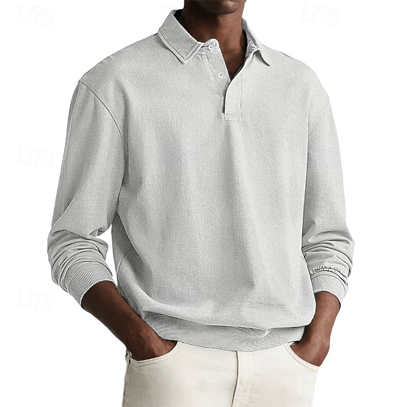 Herre Genser Genser med hette for genser Hettegenser med knapp Svart Hvit Rosa Burgunder Mørkegrønn Knaphul عادي Sport & Utendørs Avslappet Daglig Bomull Polyester Gatemote Kul Sportsklær Vår & Vinter 2026 - $34.99 –P5