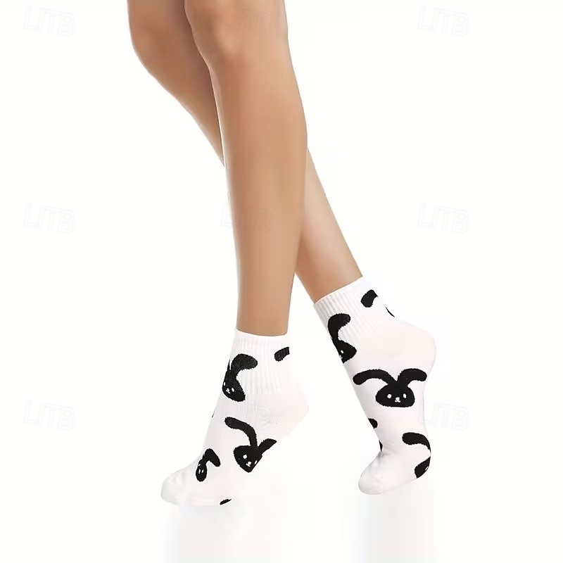 2026年 イースターバニーソックス4足、柔らかく通気性のあるニットソックス、オールシーズン快適なソックス、日常着、スポーツ、アウトドア、カジュアル、イースターギフト。  コレクション – $16.99 –P2