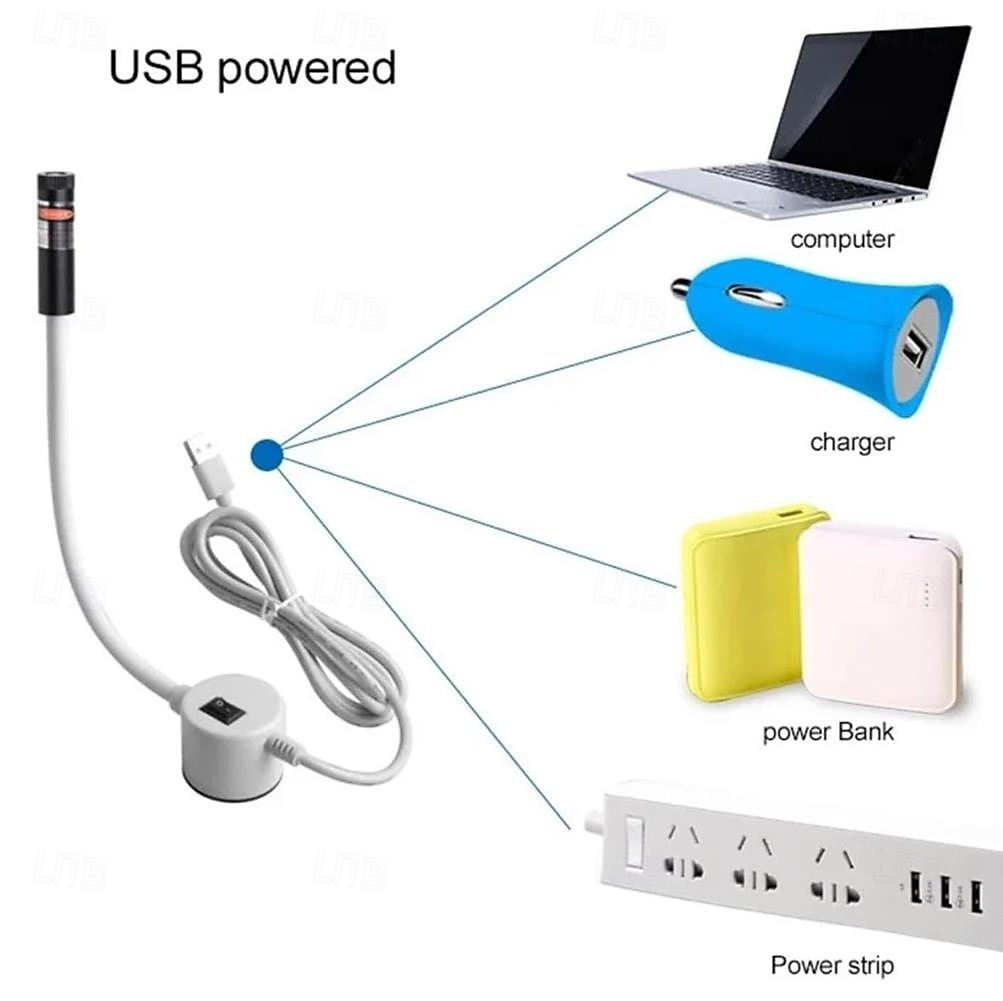 Lâmpada de posição de costura DC5V com alimentação USB, ponto/linha/cruz, infravermelha, magnética, para torno. de 2026 por $19.99 –P6