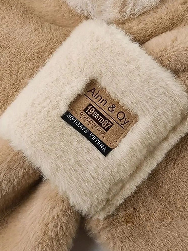 Женский шарф с капюшоном из искусственного меха – 2-в-1 шапка и шарф для ушей в нескольких цветах для карнавала зимнего косплея и костюмированных вечеринок 2026 - $11.99 –P7