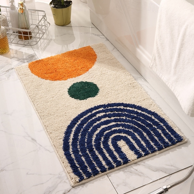 Bathroom Mat Minimalist Durable Entrance Floor Mat Wear-Resistant Absorbent Non-Slip Welcome Rug for Home Bedroom Bathroom Doorway 2026 - $19.49 –P5