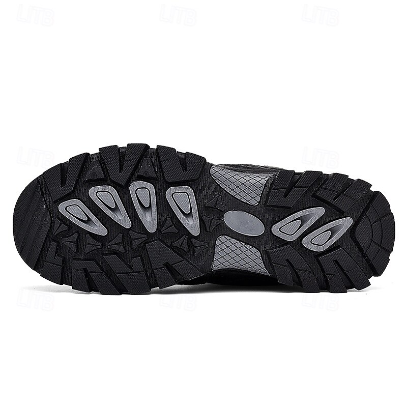 Schwarze Herren-Winterwanderstiefel, wasserdicht und isoliert, ideal für Schnee, Wanderungen und Outdoor-Abenteuer, robustes Schuhwerk für kaltes Wetter und unwegsames Gelände 2026 - $46.99 –P13