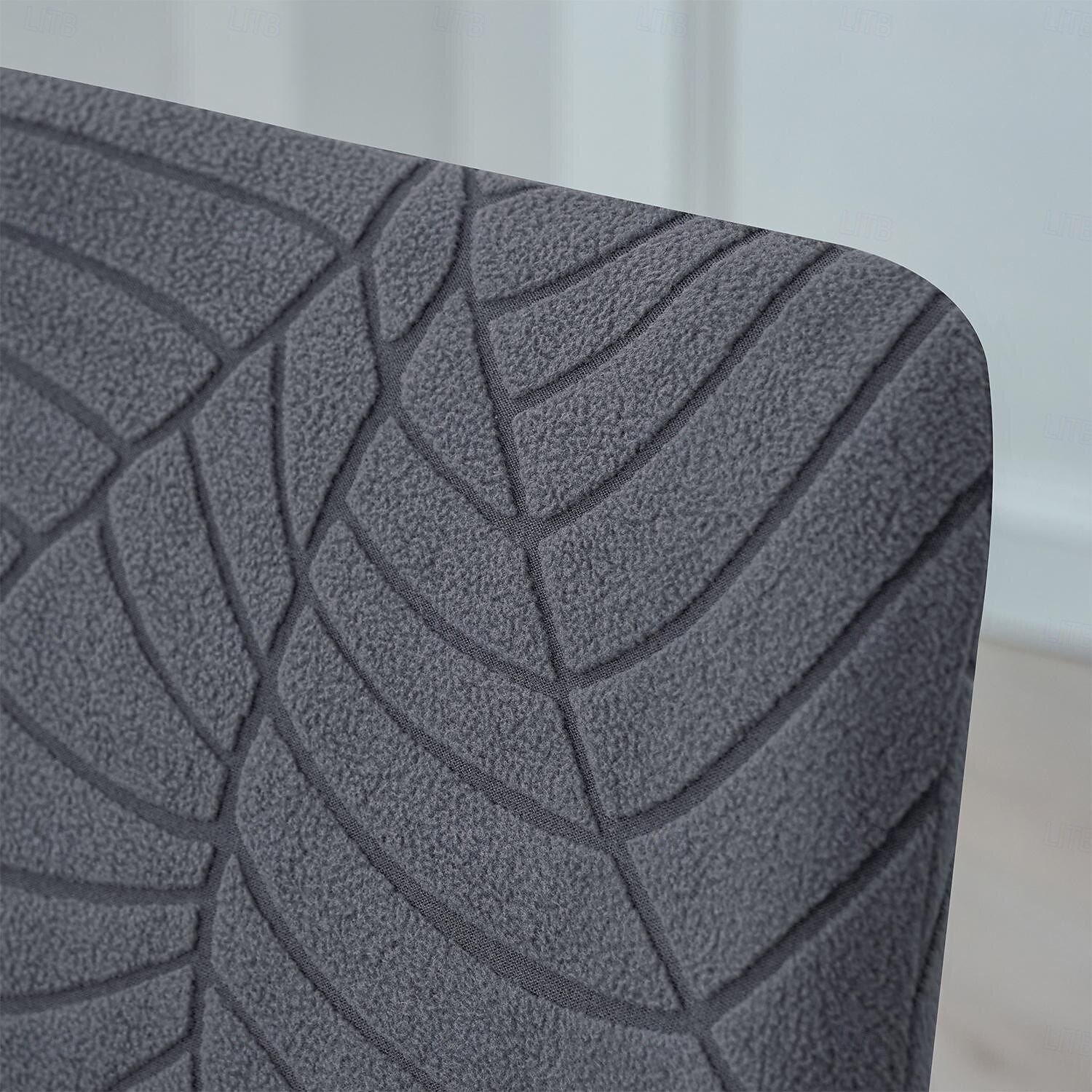 jacquard-ruokailutuolin päällinen, 1 kpl joustava pestävä kangaspäällinen kotikeittiöön, hotellijuhliin 2026 - $15.49 –P7