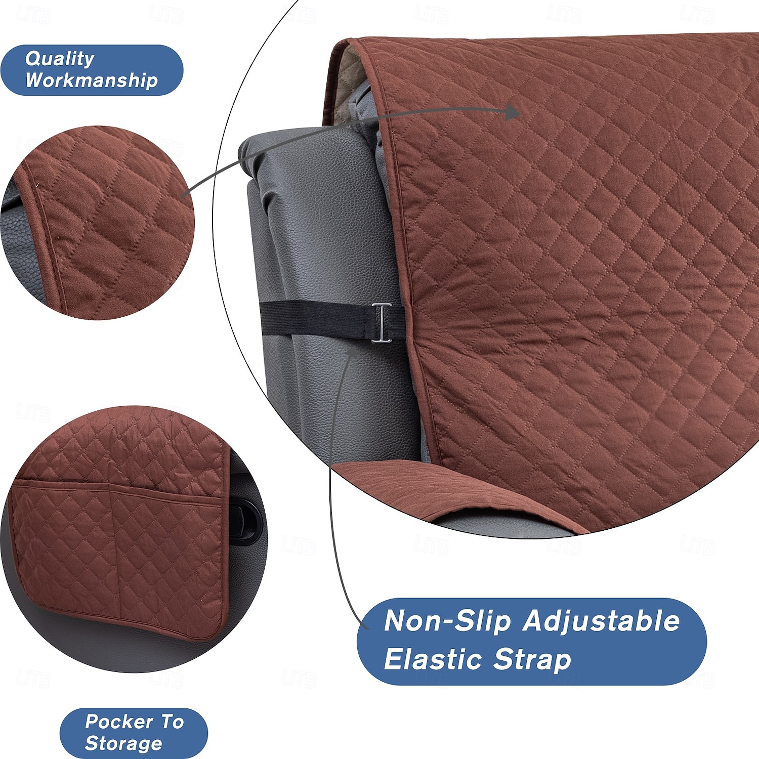 Funda de sofá impermeable para mascotas, funda de sofá ... 2026 - $28.99 –P13