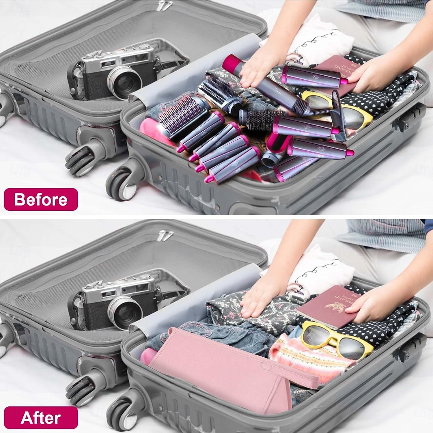 1pc Portable Hair Dryer Storage Bag Hair Dryer Travel Portable Storage Bag Hair Curler Curler Hair Rod Storage Bag 2026 - $15.99 –P3
