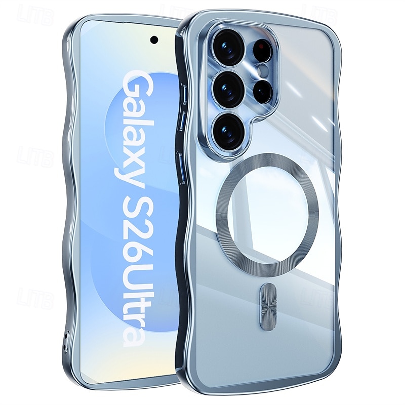 טלפון מגן עבור סמסונג גלקסי S26 אולטרה פלוס S25 Ultra Plus S25 אדג' S24 Ultra Plus S23 Ultra Plus S24 FE S23 FE כיסוי אחורי מגנטי תמיכה בטעינה אלחוטית עמיד בזעזועים רטרו צפוי 2026 - $12.99 –P2