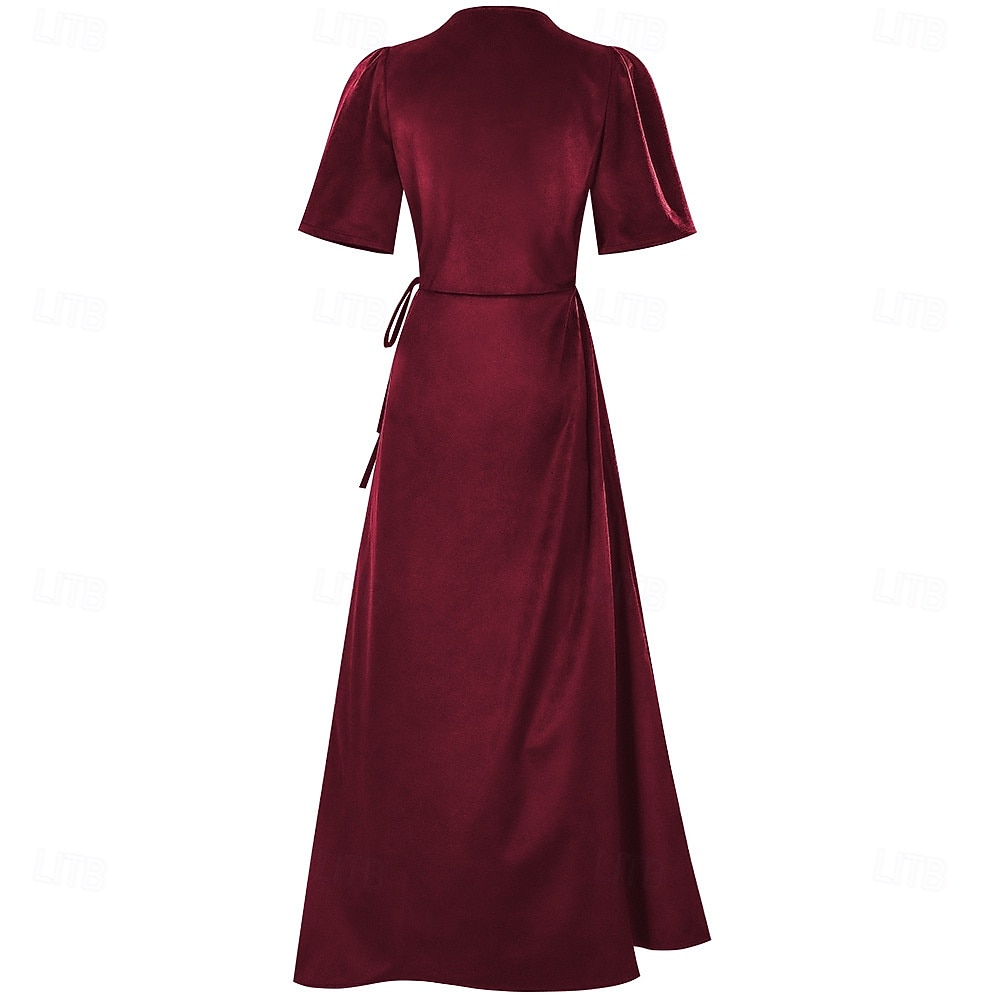 Anni Ruggenti Anni 1920 Lunghezza al pavimento Vestito Lunghe Il grande Gatsby Linea ad A Scollo a V Costume Per donna Natale Carnevale Feste Formale Cocktail party Adulti Vestito Inverno del 2026 a $38.99 –P3