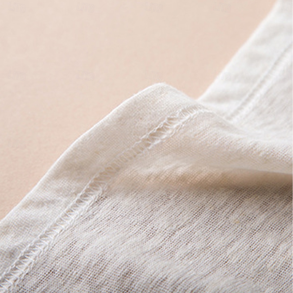 Муж. Футболка Футболка из льна Длинный рукав V-образный вырез Лето Весна Весна лето Сплошной цвет Полотняное плетение Повседневные На каждый день Уличный стиль Гладкая ткань 2026 - $20.99 –P11