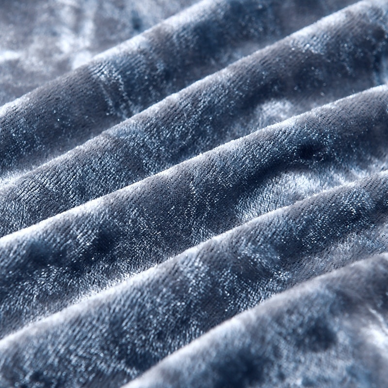 Capa para cadeira de jantar em veludo de lã Silver Fox, capa para cadeira em tecido de lã polar, capas elásticas para cadeiras, capas para assento para casa. de 2026 por $15.49 –P2