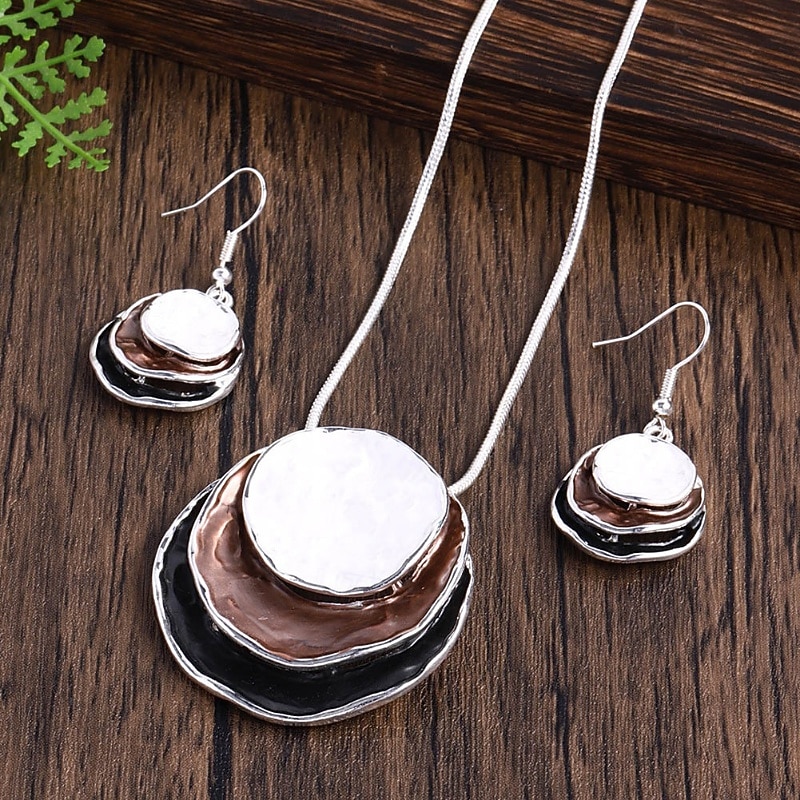 Kaulakoru For Naisten Päivittäin Katu Metalliseos Tilkkutäkki 2026 - $11.49 –P2