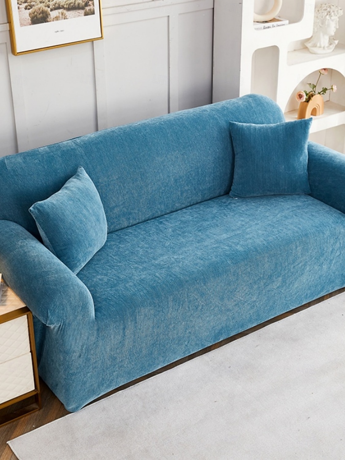 1 pc Thick Chenille Sofa Cover Fashionable and Luxurious Decorative Sofa Protector, Anti-Slip, Dustproof, Anti-Cat Scratch, Suitable for All Seasons Bedroom, Living Room, Study, and Office 2026 - $139.99 –P11
