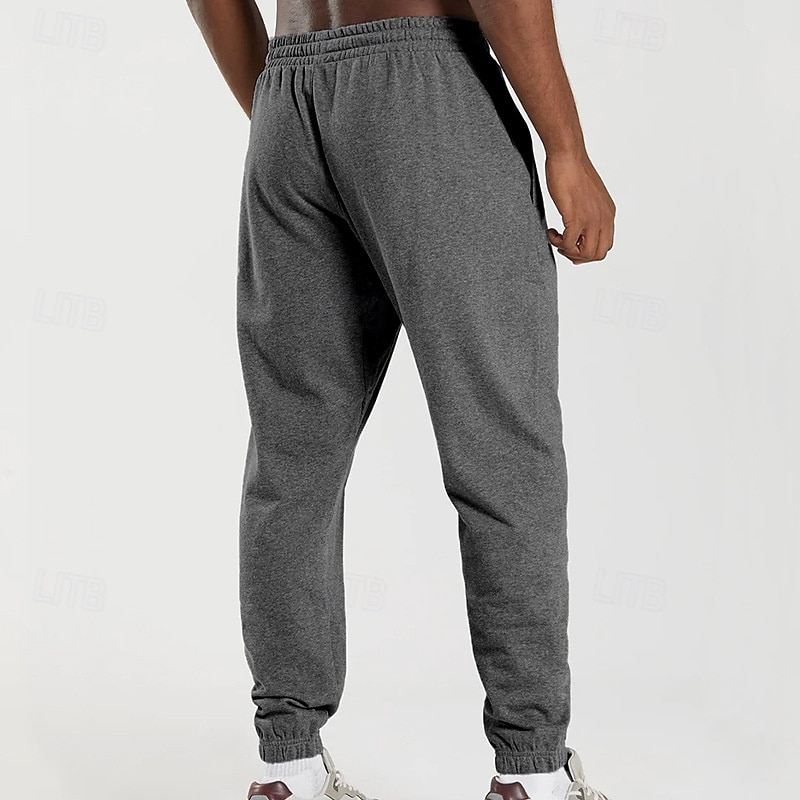 Herren Jogginghose Hose Kordelzug Tasche Elastischer Bund Einfach Komfort Atmungsaktiv Täglich Outdoor Ferien Urlaub Mode Blau Schwarz Mikroelastisch 2026 - $22.99 –P25