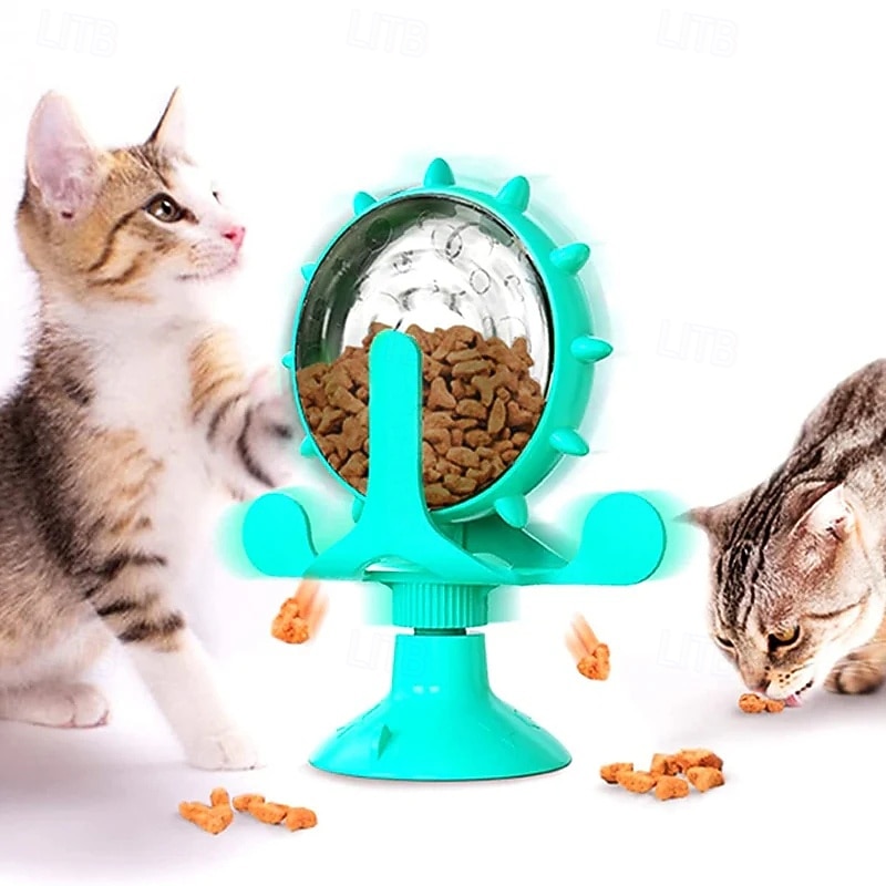 Juguete para gatos, dispensador de comida con base de ventosa y orificio de fuga, utilizado para juguetes interactivos para gatos y gatitos en interiores. 2026 - $20.99 –P3