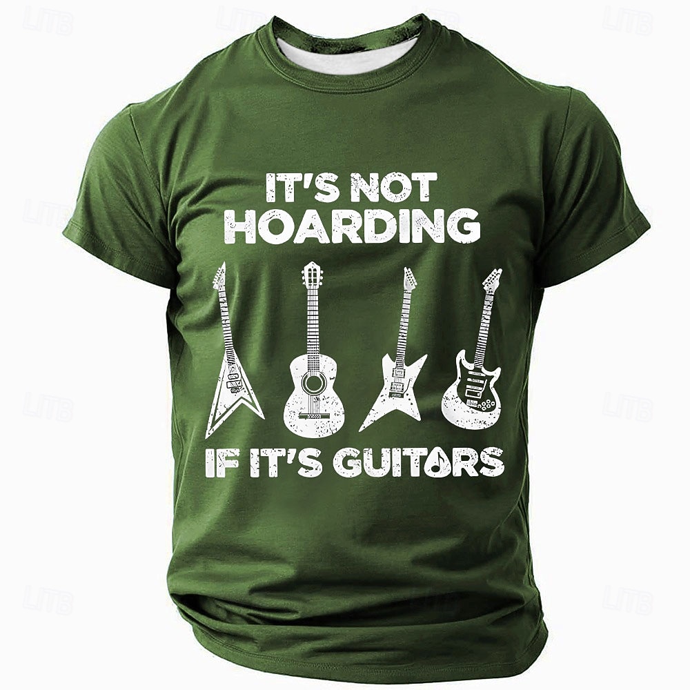 2026年 男性用 音楽 面白いスラング Tシャツ 半袖 Tシャツ 3Dプリント クルーネック シャツ ファッション 日常 日常 ストリート ブルー ブラック ルビーレッド 夏 春 衣類 S M L XL XXL XXXL  コレクション – $21.99 –P5