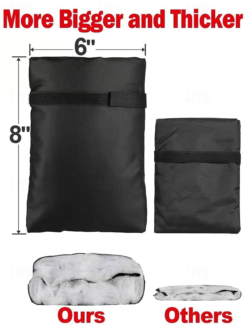 Set da 4 pezzi di coperture per rubinetti esterni per l'inverno, protezioni isolate per rubinetti esterni, protezione dal gelo, durevoli e resistenti alle intemperie, essenziali per la sicurezza del 2026 a $21.99 –P7