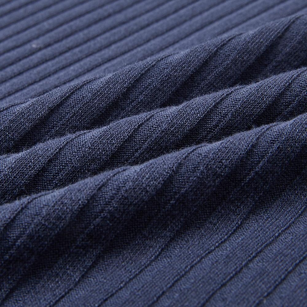 Men's Rib Knit Top Textured Street Casual Lapel Long Sleeve Basic Modern Plain Buttons Spring Fall All Seasons Slim Fit Blue White Navy Blue Gray Rib Knit Top 2025 - $25.99 –P16