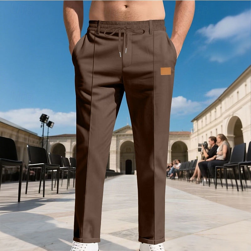 Herren Hose Freizeithose Baggy-Hosen Kordelzug Tasche Elastischer Bund Einfach Komfort Weich Lässig Täglich Outdoor Urlaub Mode Schwarz Armeegrün 2026 - $26.99 –P11