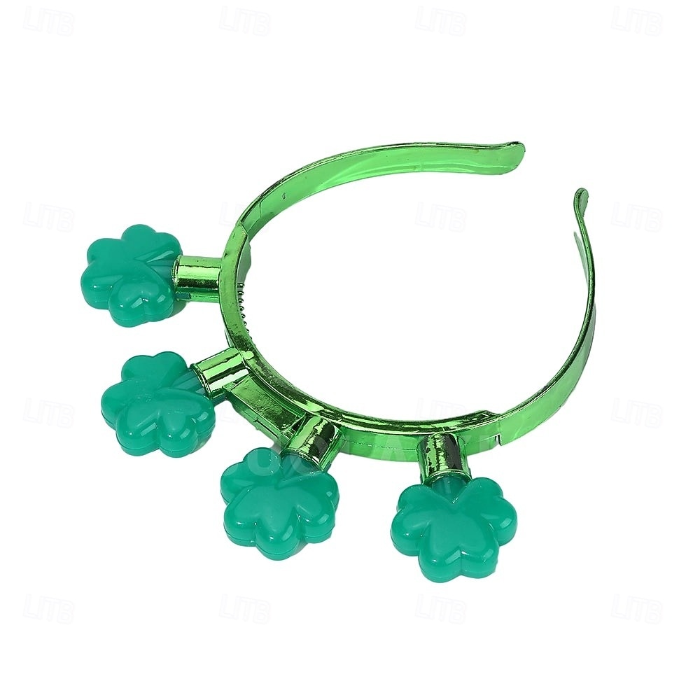 fascia per capelli con luci per il giorno di San Patrizio, cappelli con trifoglio, decorazioni per il giorno di San Patrizio del 2026 a $16.49 –P3