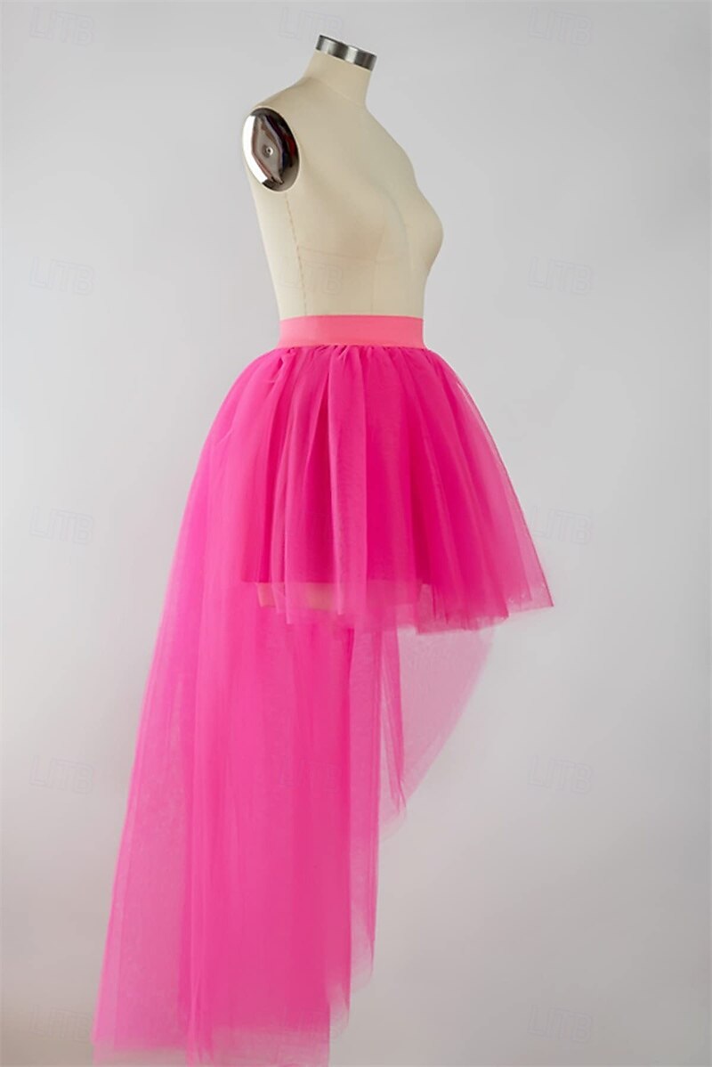 Fantasia fantasia saia de tule Saia Tutu Retro Vintage Anos 80 Multi Camadas Assimétrico Inchado Adulto Mulheres Dia Das Bruxas Carnaval Festa Espetáculo Dança Balé Vestir-se de 2026 por $38.99 –P6