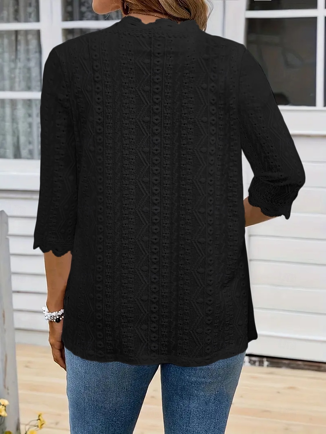 Mujer Chaqueta casual Cómodo Transpirable Tejido en Punto Casual Plano Casual Vacaciones Calle Ropa Cotidiana Frente Abierto Regular Sin Cuello Ajuste regular Manga Larga Ropa de calle Azul Piscina 2026 - $26.99 –P4