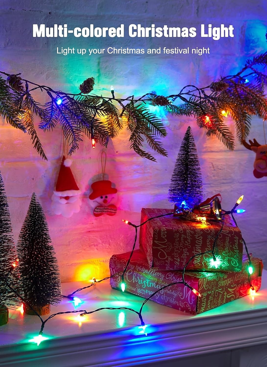 Waterproof Battery Operated String Light Mini Lights 33Ft 100 Leds 8 Function Timer Remote Control Indoor Bedroom Valentine's Day New Year  Halloween Wedding Party Atmosphere Decorative Light 2026 - $17.49 –P14
