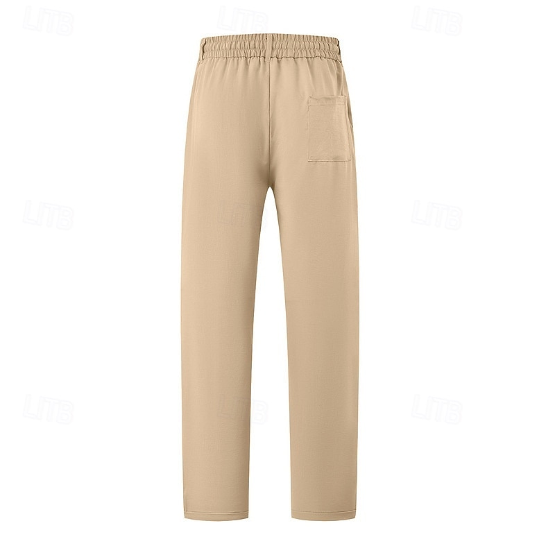 Herren Hose Freizeithose Baggy-Hosen Kordelzug Tasche Elastischer Bund Einfach Komfort Weich Lässig Täglich Outdoor Urlaub Mode Schwarz Armeegrün 2026 - $26.99 –P7
