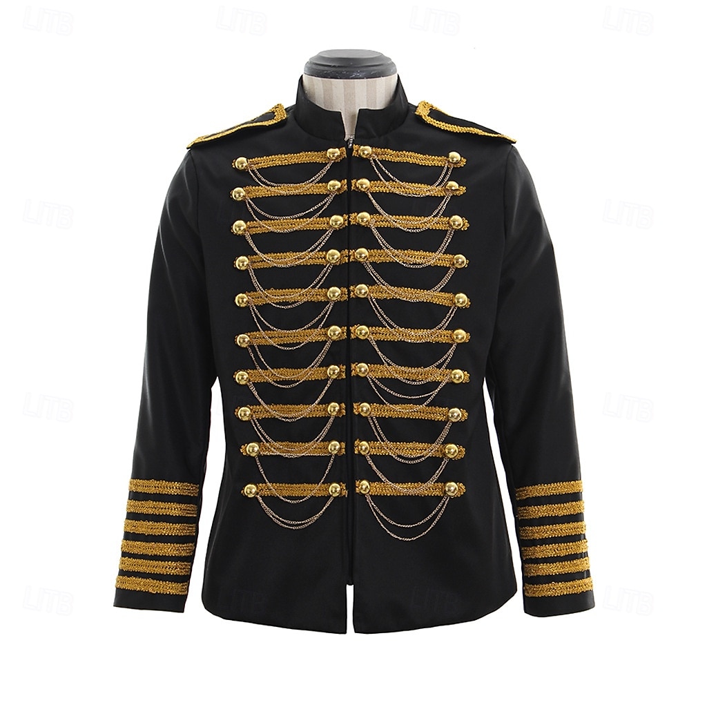 Cappotto Principe Aristocratico Retrò Vintage Rococò Vittoriano Adulti Per uomo Carnevale Mascherata Settimana del libro Carnevale Mascherata Costumi di Halloween facili Vestirsi del 2026 a $79.99 –P3