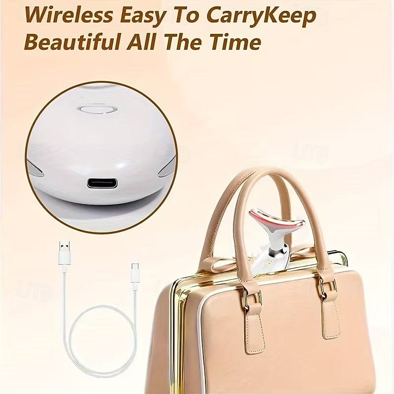 7LED Colour Vibrating Neck Device Skin Beauty Device Facial Massager Face and Neck Massager 2026 - $32.99 –P3