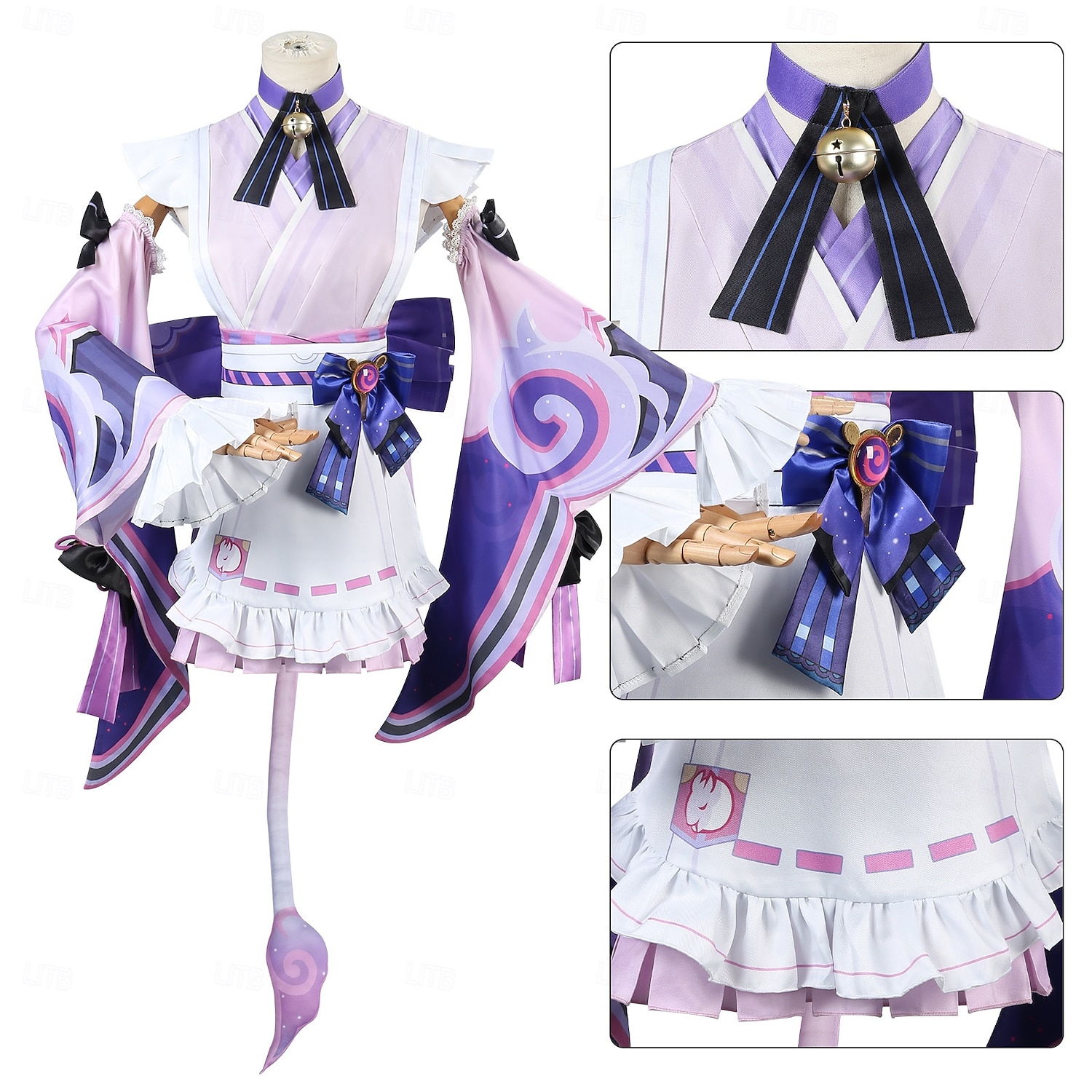 Saga Elementale Mizuki Yumemizuki Anime Costume Cosplay Abiti Abiti Cosplay Costumi dei videogiochi Halloween Carnevale Feste Con il fumetto Costume Per Per donna Adulti del 2026 a $112.39 –P6