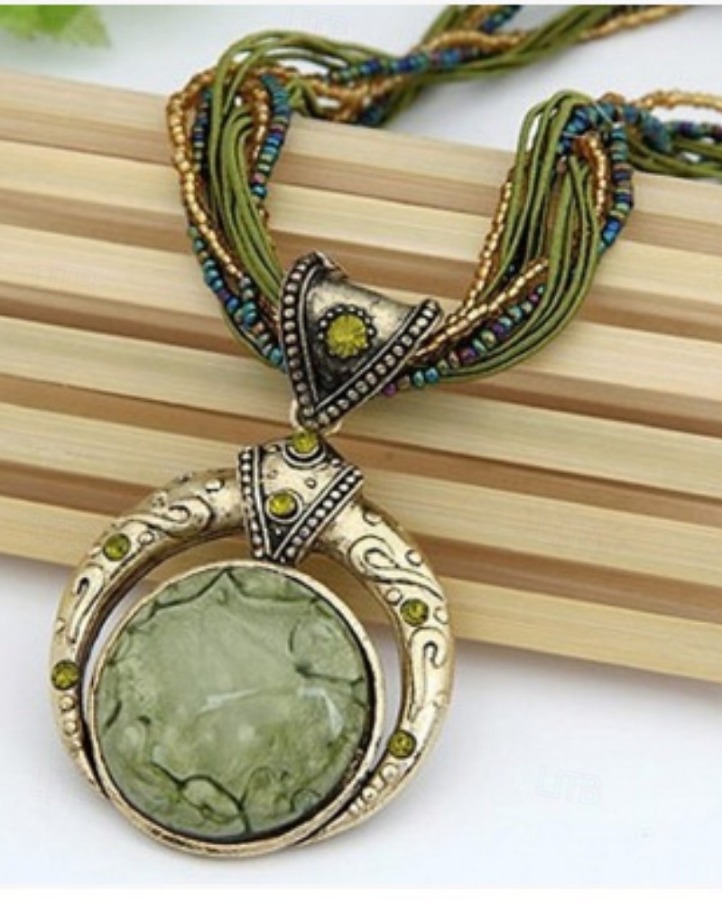 Riipus-kaulakorut Kaulakoru For Naisten Päivittäin Katu Metalliseos Retro 2026 - $13.99 –P1