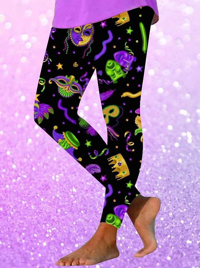 Per donna Leggings Vacanza Vintage Stile Etnico Lunghezza intera Vita AltaPantsCarnevale Grafico A righe Astratto Comodità Morbido Confortevole Elasticizzato Quotidiano Casa All'aperto Nero verde del 2026 a $21.99 –P4