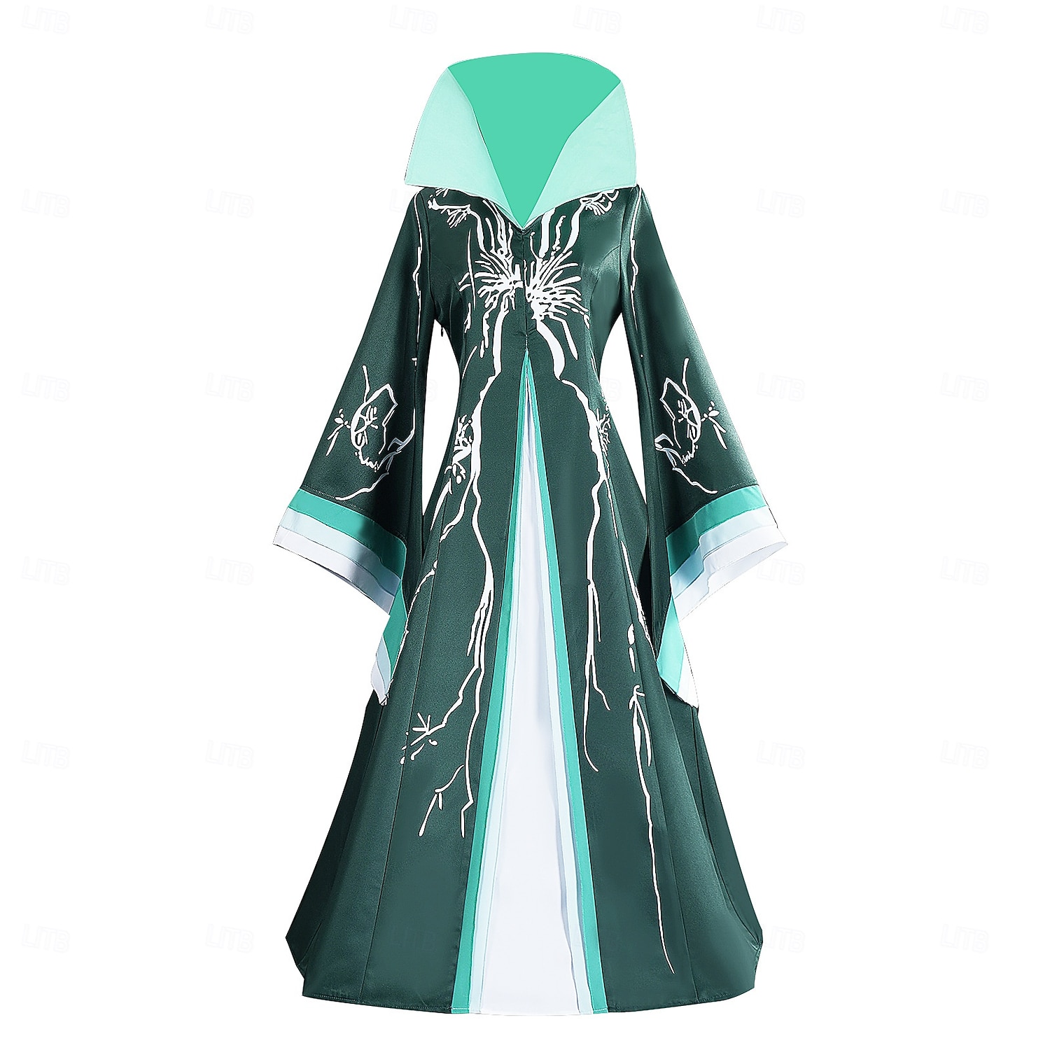 boszorkány Tündér Elphaba Párok jelmezek Film Cosplay jelmez Film Walpurgis éjszaka Szerepjáték for Férfi Női Felnőttek Mindszentek napja Farsang Teljesítmény Comic Con Anime Expo 2026 - $49.99 –P4