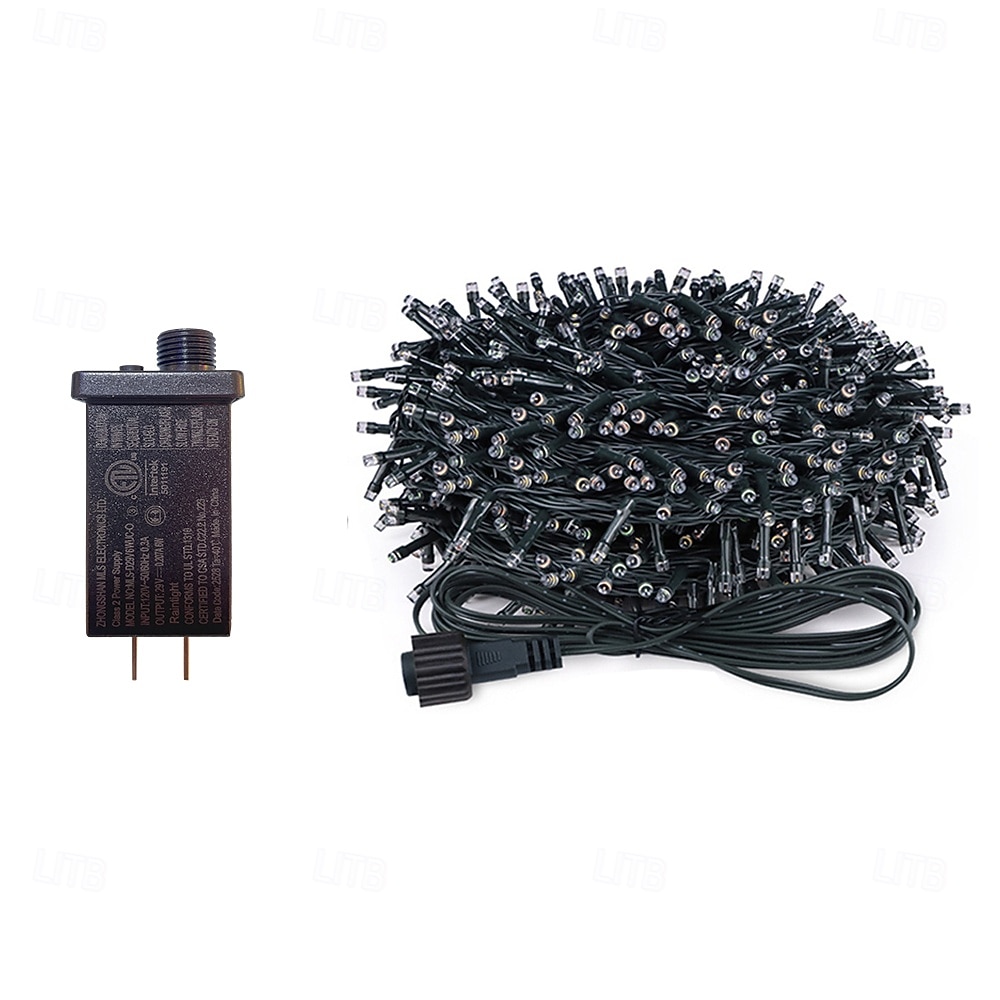 50M 100M Outdoor Waterproof Light String Festival Party Decorative Light 8-mode Iron Shell Waterproof Power Supply Garden Garden Garden Lighting Lamp 24V Low Voltage   1 set 2026 - $65.99 –P2