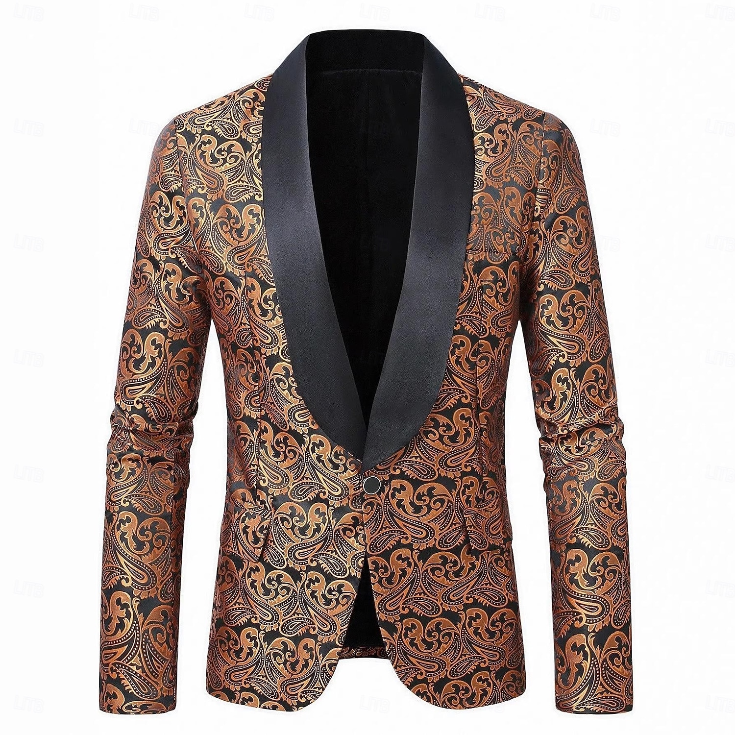 Disco 1980s Tuxedo Suits & Blazers Lapel Collar Blazer Long Sleeves Disco Jacquard Fancy Dress Men's Carnival Costume Halloween Carnival Masquerade Club Pride Parade Pride Month Adults' Tuxedo 2026 - $71.99 –P2