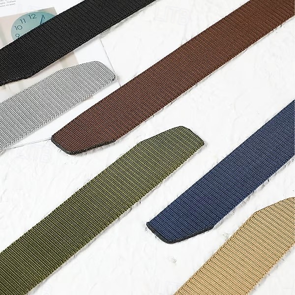 cintura in nylon con fibbia non metallica e non magnetica, cintura tattica militare in nylon, fibbia in plastica, cintura in tela senza metallo per esterni del 2026 a $11.49 –P7