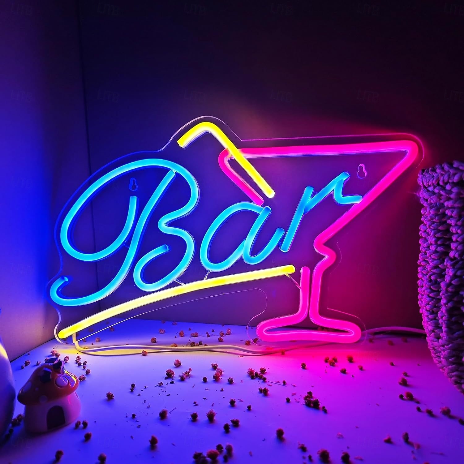bar papegaai kokosboom cocktail led neon lichtreclame dimbaar usb voeding voor wanddecoratie hawaï zwembad tiki bar feest binnen slaapkamer woonkamer eetkamer mancave decoratie cadeau 2026 - $35.99 –P2