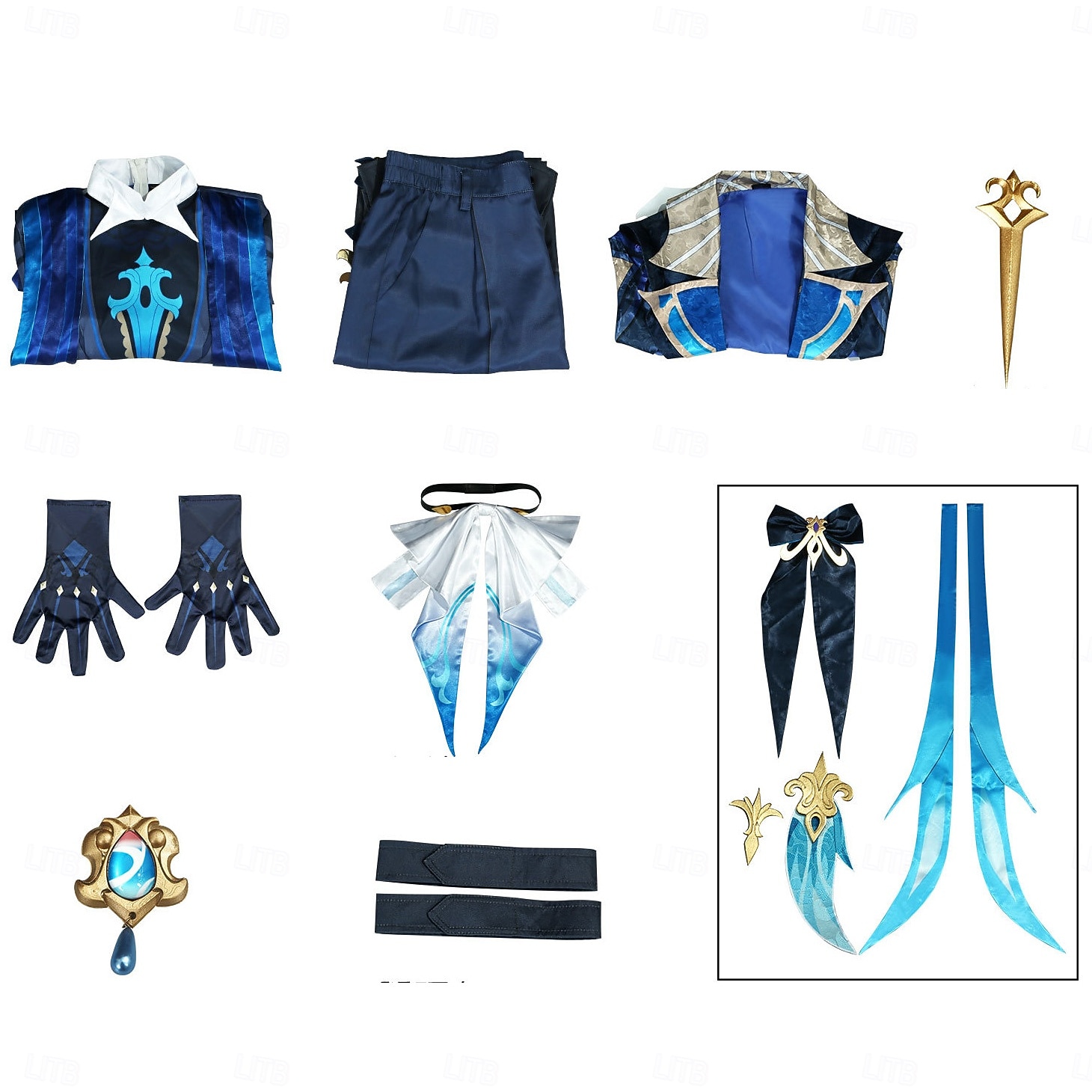 Elementar-Saga Neuvillette Anime Cosplay Kostüm Outfits Cosplay-Anzüge Videospielkostüme Halloween Karneval Party Comic-Konzert Kostüm Für Herren Erwachsene 2026 - $135.84 –P19