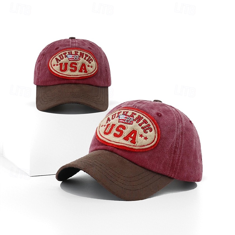 Herren Unisex Hut zum 250-jährigen Jubiläum der Vereinigten Staaten Baseballkappe Sonnenhut Trucker-Kappe Blau Wein Baumwolle Verstellbar Patriotisch Urlaub Sport Täglich Outdoor Streetwear Flagge 2026 - $21.99 –P7