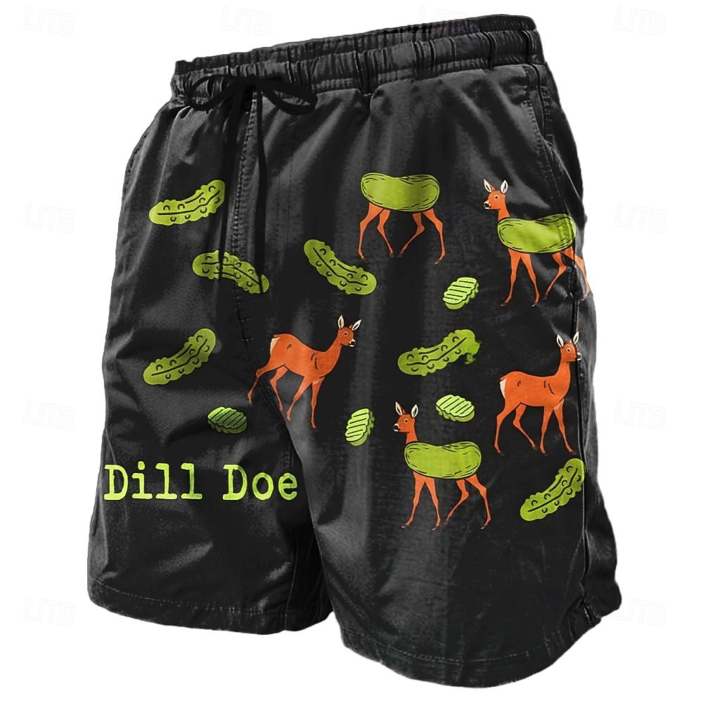 Per uomo salamoia Gergo divertente Cervo Costumi da bagno Pantaloncini da mare Pantaloncini da Surf Misura del girovita medio Divertente Casuale Vacanza al Mare Tasche Laterali fodera in rete del 2026 a $20.99 –P1