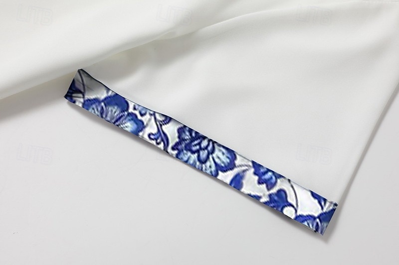 Per uomo Camicia Camicia Estiva Camicia con Bottoni Nero Bianco Blu marino Azzurro Manica Corta Floreale Blocco di colori Collo ripiegato Streetwear Casuale Bottonato Abbigliamento Poliestere Sport del 2026 a $23.99 –P5