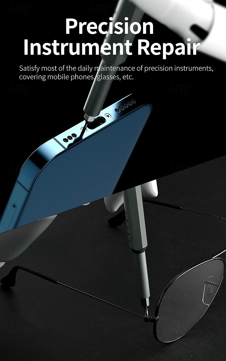 44-in-1 Magnetic Screwdriver Set with 44 Interchangeable Bits Heavy-Duty Compact Tool Kit for Electronics, Repair, Car Maintenance, DIY & - Portable Magnetic Toolchest Compatible Screwdriver Tools 2026 - $31.99 –P6