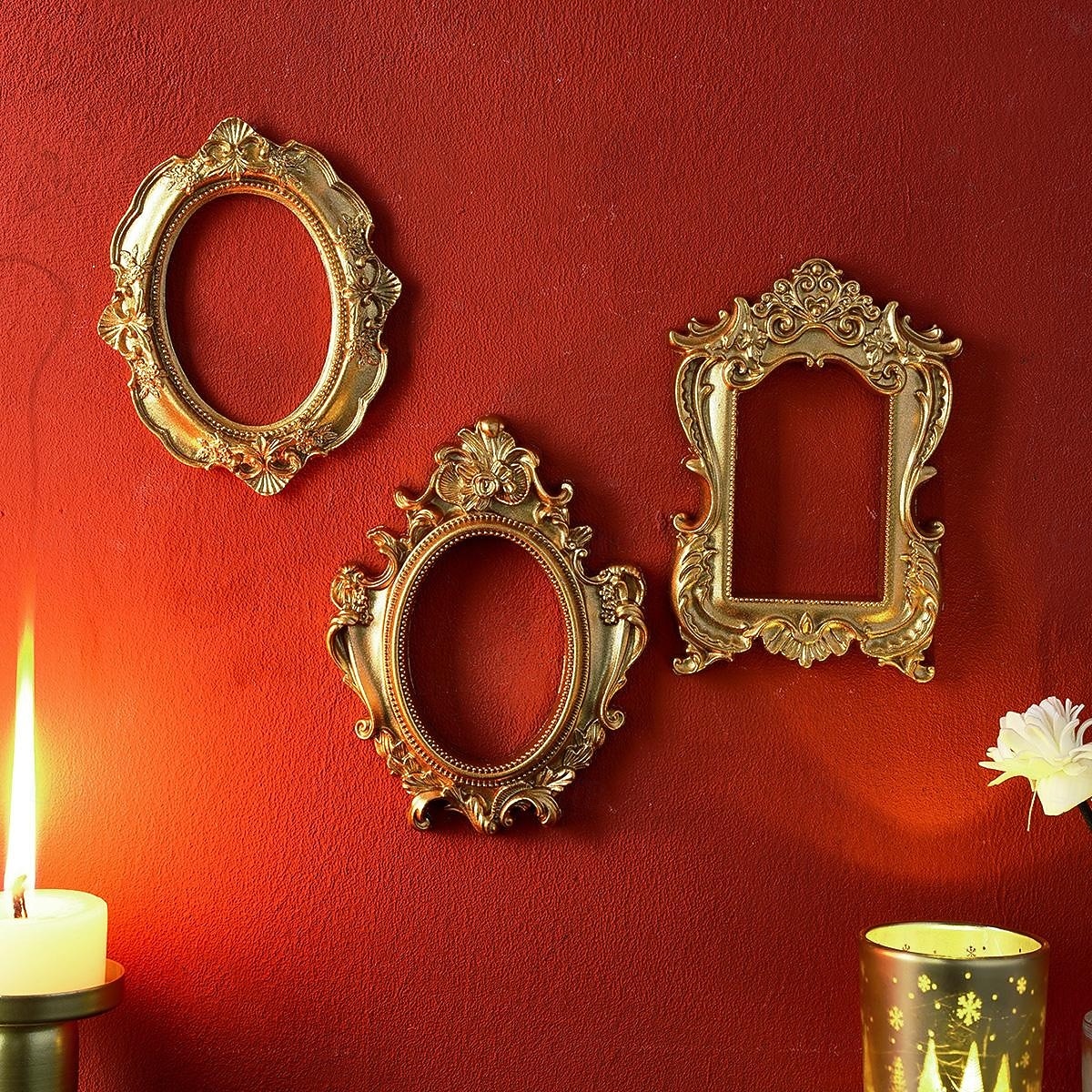 1 szt. Materiał żywiczny w stylu europejskim, trójwymiarowa, wzorzysta złota rama do dekoracji, dekoracja ścienna DIY, odpowiednia do zdjęć, dekoracja salonu, dekoracja miniaturowego domu 2026 - $9.99 –P6