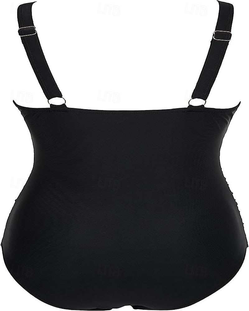 Γυναικεία Μαγιό Ενα κομμάτι Μπικίνι Σορτσάκια Μαγιό Δίχτυ Εξώπλατο Διακοπές Ρούχα παραλίας Συμπαγές Χρώμα Λαιμόκοψη V Αμάνικο Μαγιό 2026 - $8.49 –P4